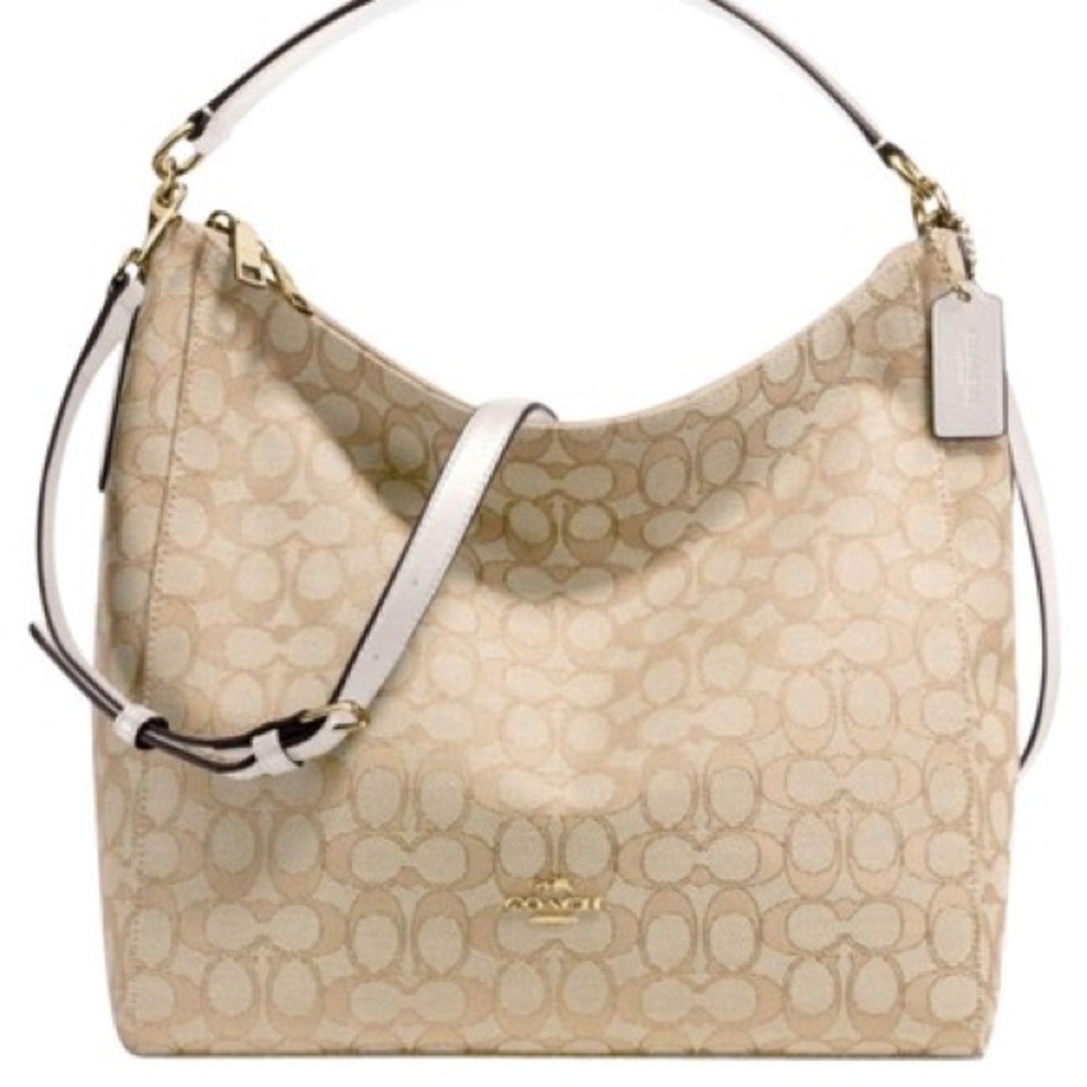 Coach f58327 Celeste Convertible Hobo Khaki Bag